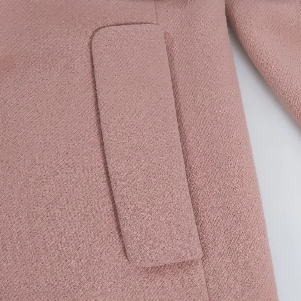 Vintage J.‎ Crew Women's Button-Up Italian Double Faced Pink Pea Coat GUC